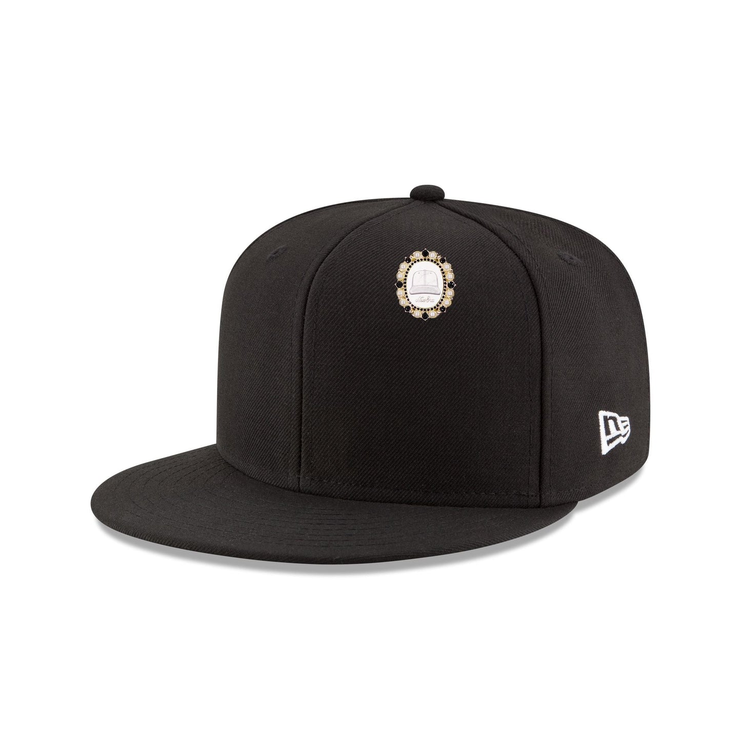 New Era Cap Jeweled Brooch Pin
