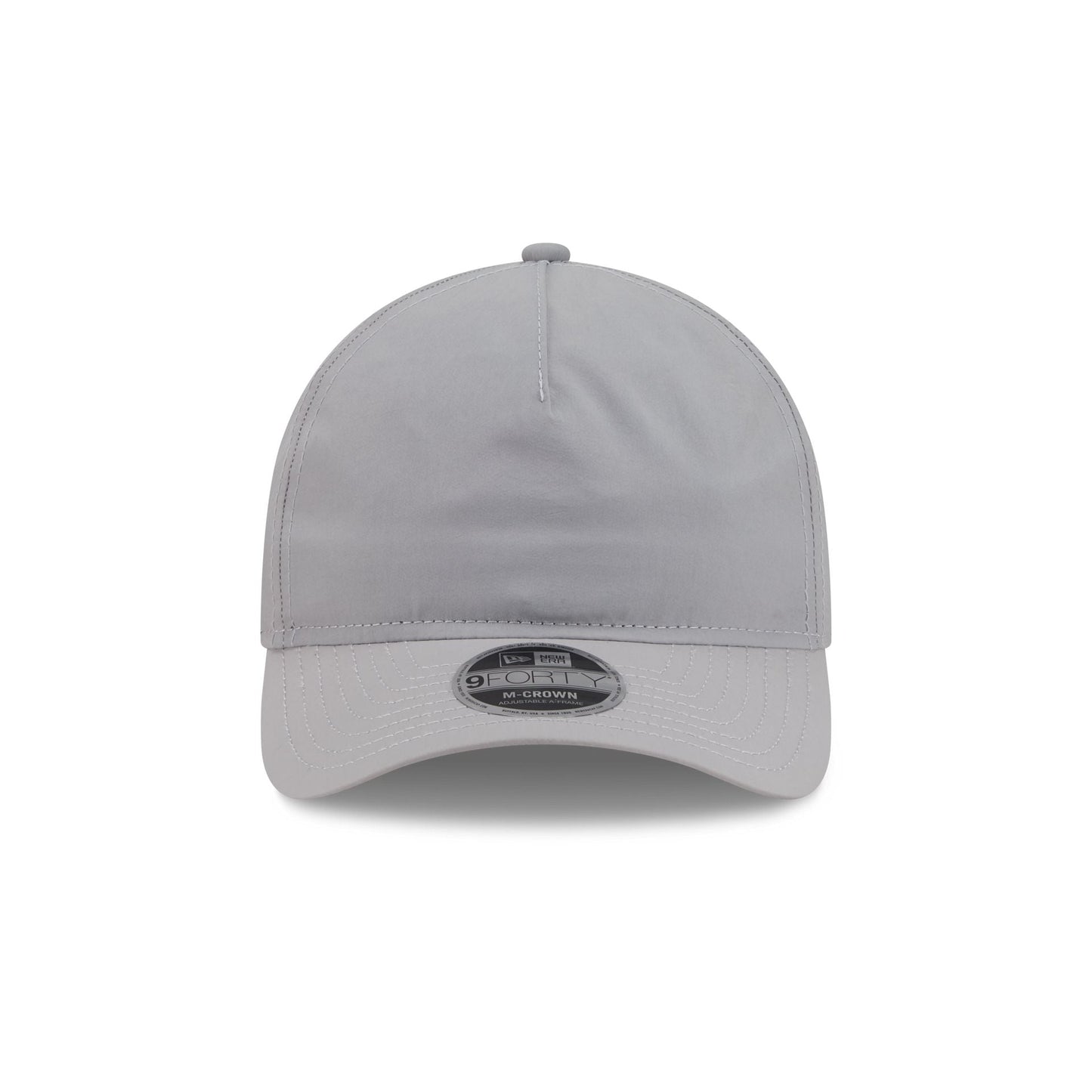 New Era Cap Black Platinum Tier Crinkle Nylon 9FORTY M-Crown A-Frame Snapback Hat