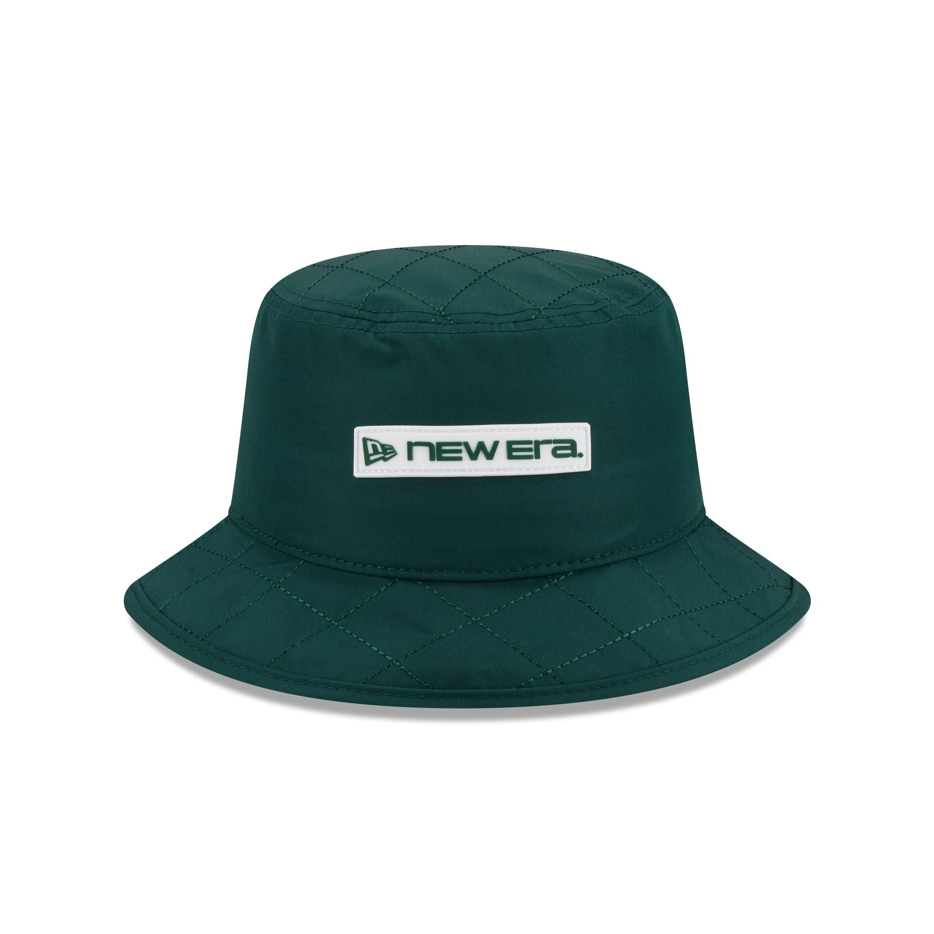 New Era Cap Green Quilted Bucket Hat