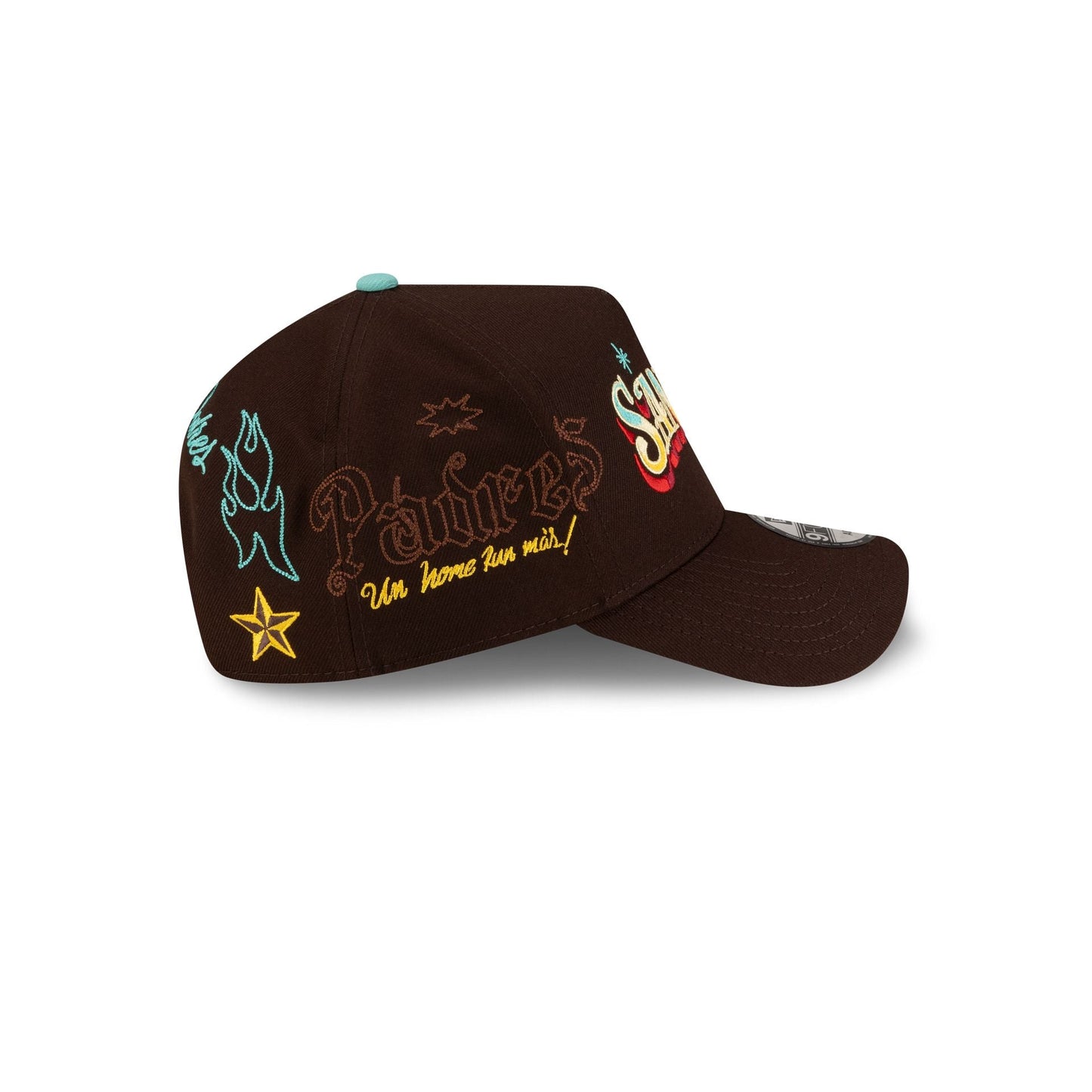 Rótulos Bautista x San Diego Padres Wordmark 9FORTY A-Frame Snapback Hat