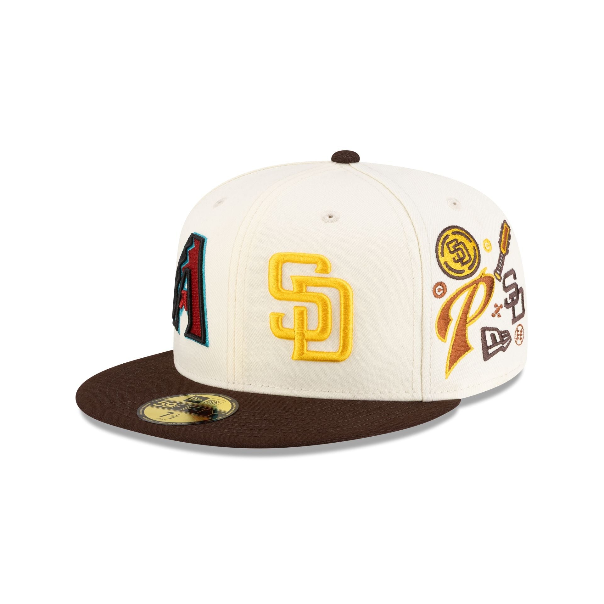 MLB 2026 MLB World Tour Mexico City Series Arizona Diamondbacks vs. San Diego Padres All Over 59FIFTY Fitted Hat