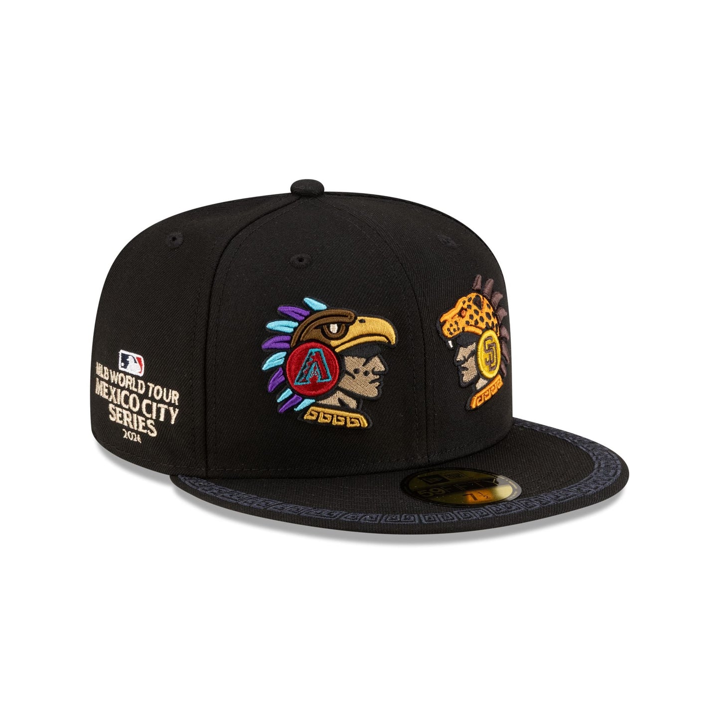 MLB 2026 MLB World Tour Mexico City Series Arizona Diamondbacks vs. San Diego Padres Black 59FIFTY Fitted Hat