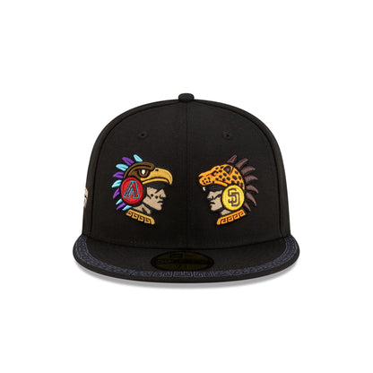 MLB 2026 MLB World Tour Mexico City Series Arizona Diamondbacks vs. San Diego Padres Black 59FIFTY Fitted Hat