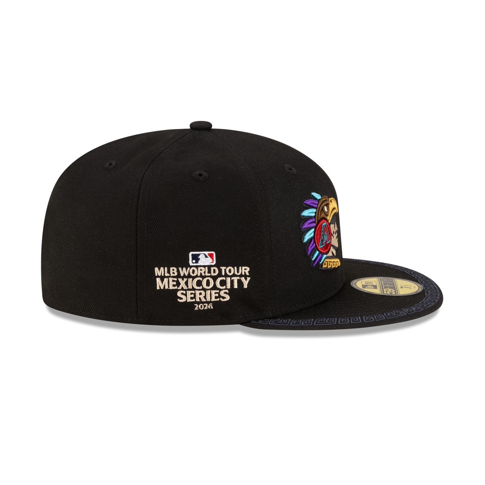 MLB 2026 MLB World Tour Mexico City Series Arizona Diamondbacks vs. San Diego Padres Black 59FIFTY Fitted Hat