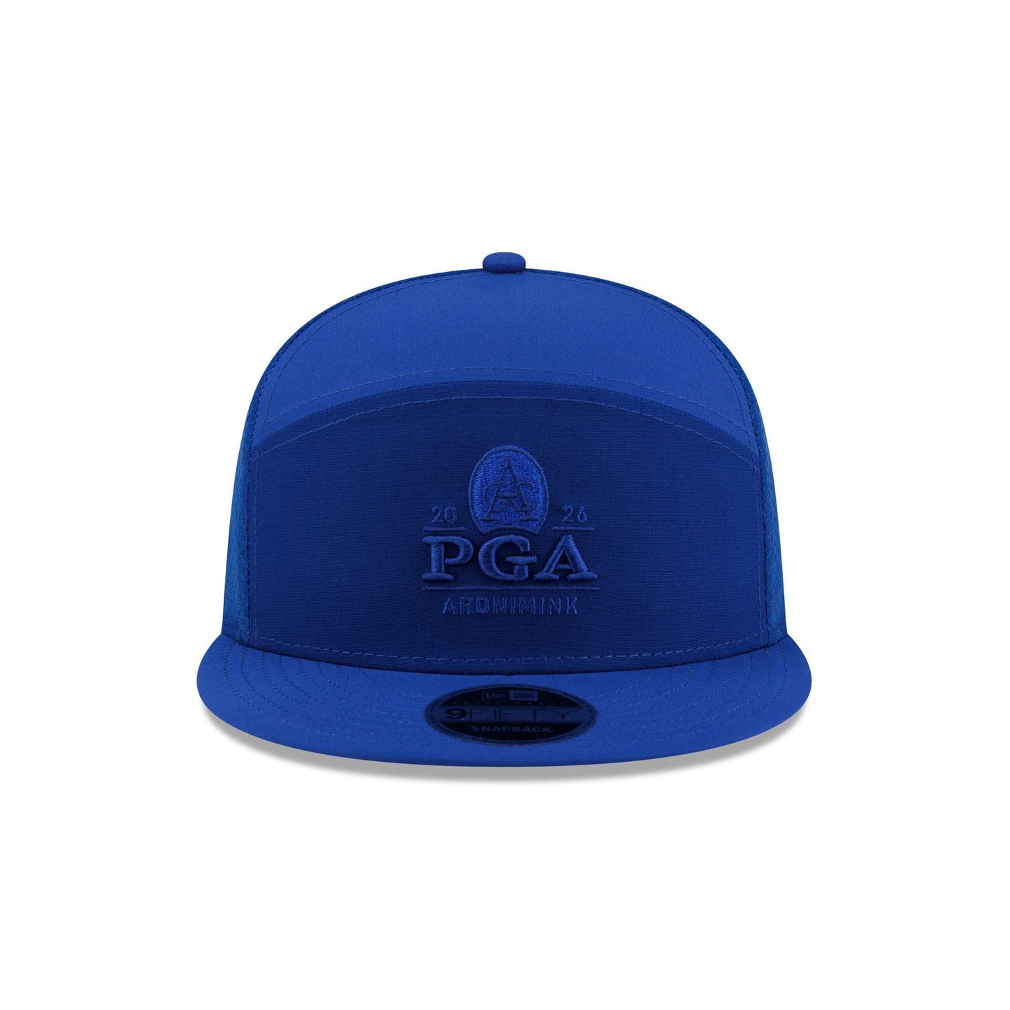 2026 PGA Championship Aronimink Light Royal Split Panel 9FIFTY Trucker Hat