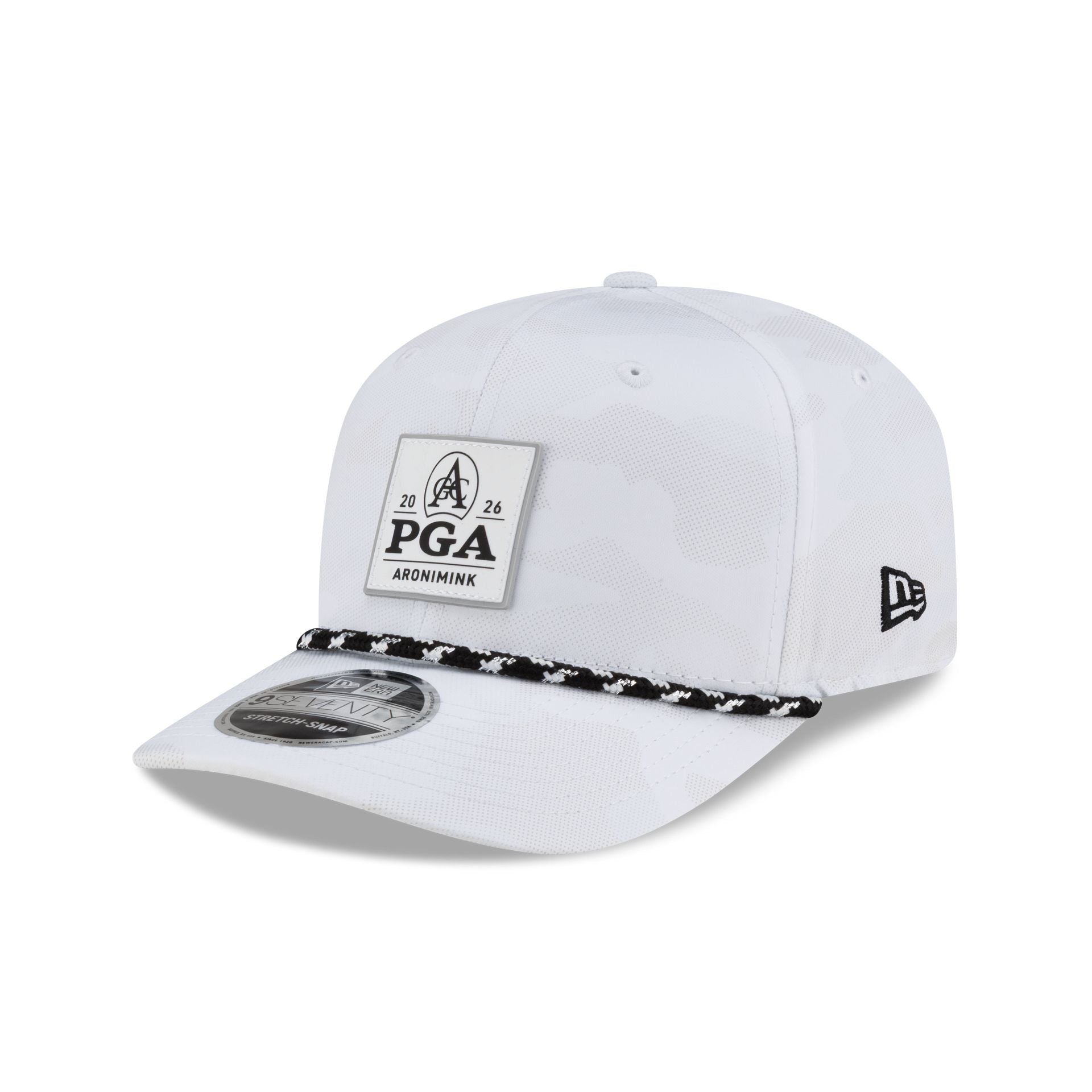 2026 PGA Championship Aronimink Black Camo 9SEVENTY Stretch-Snap Hat