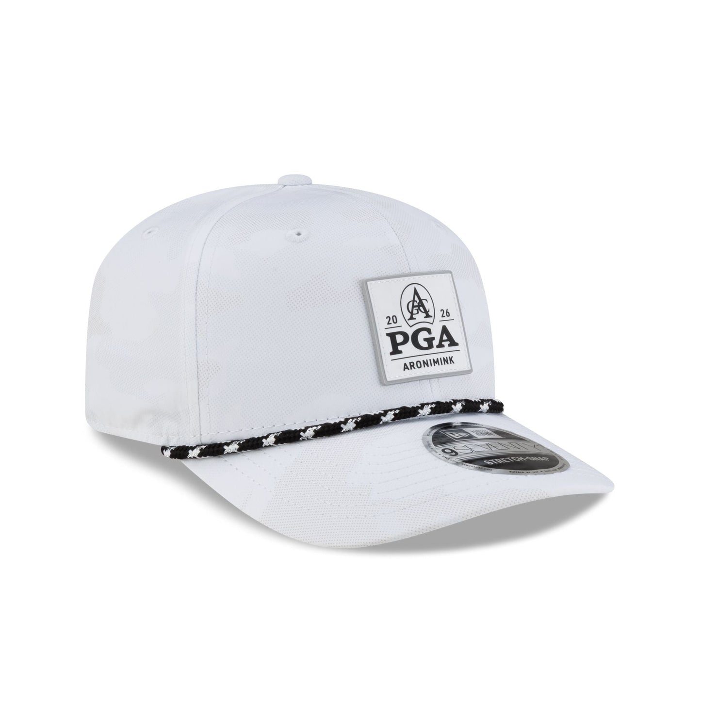 2026 PGA Championship Aronimink Black Camo 9SEVENTY Stretch-Snap Hat
