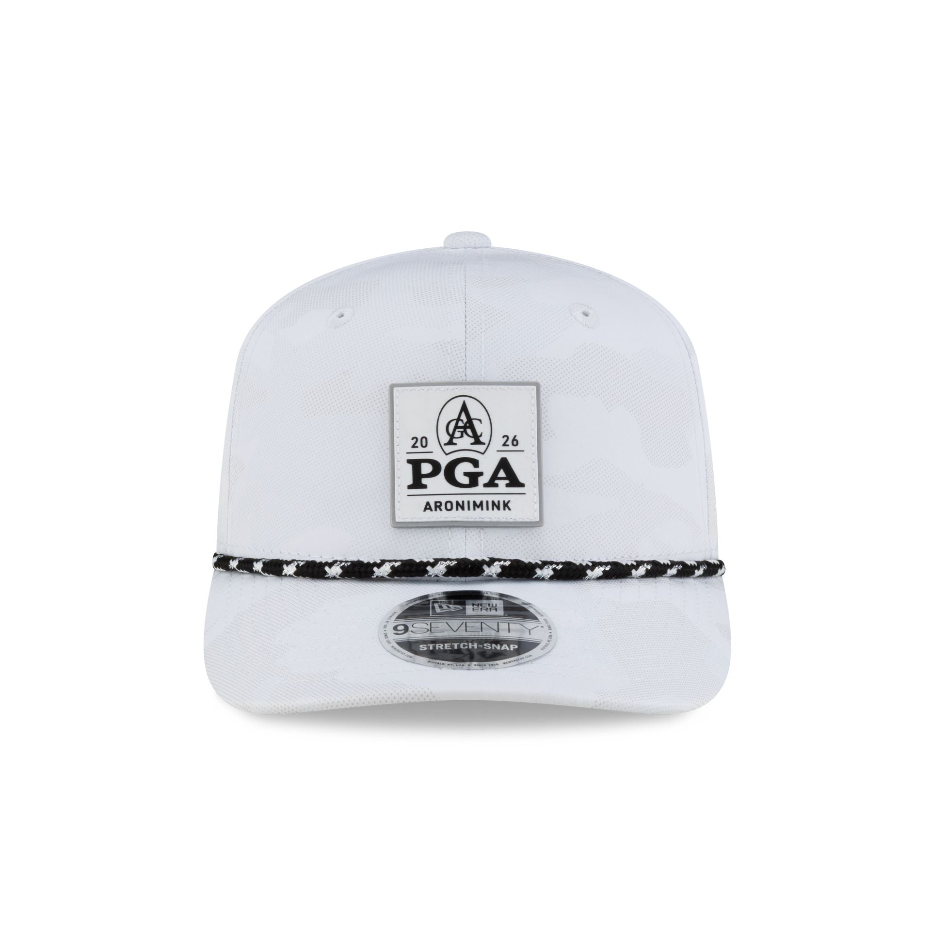 2026 PGA Championship Aronimink Black Camo 9SEVENTY Stretch-Snap Hat