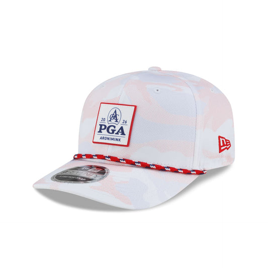 2026 PGA Championship Aronimink Scarlet Camo 9SEVENTY Stretch-Snap Hat