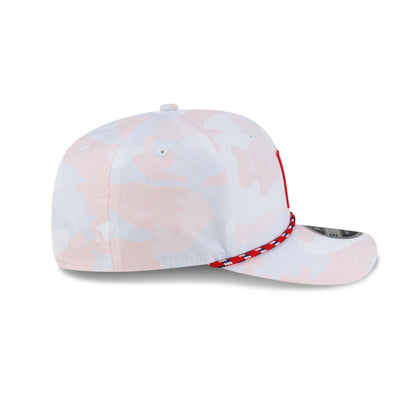 2026 PGA Championship Aronimink Scarlet Camo 9SEVENTY Stretch-Snap Hat