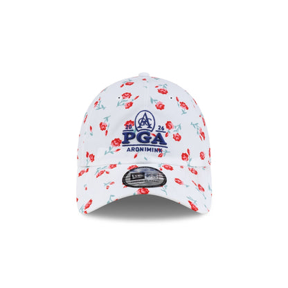 2026 PGA Championship Aronimink Scarlet Floral Women's Casual Classic Adjustable Hat