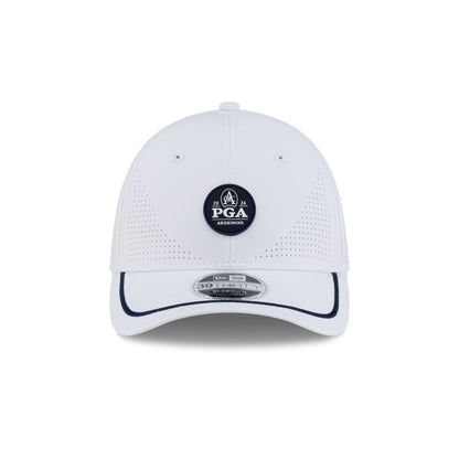 2026 PGA Championship Aronimink Performance White 39THIRTY M-Crown Stretch Fit Hat