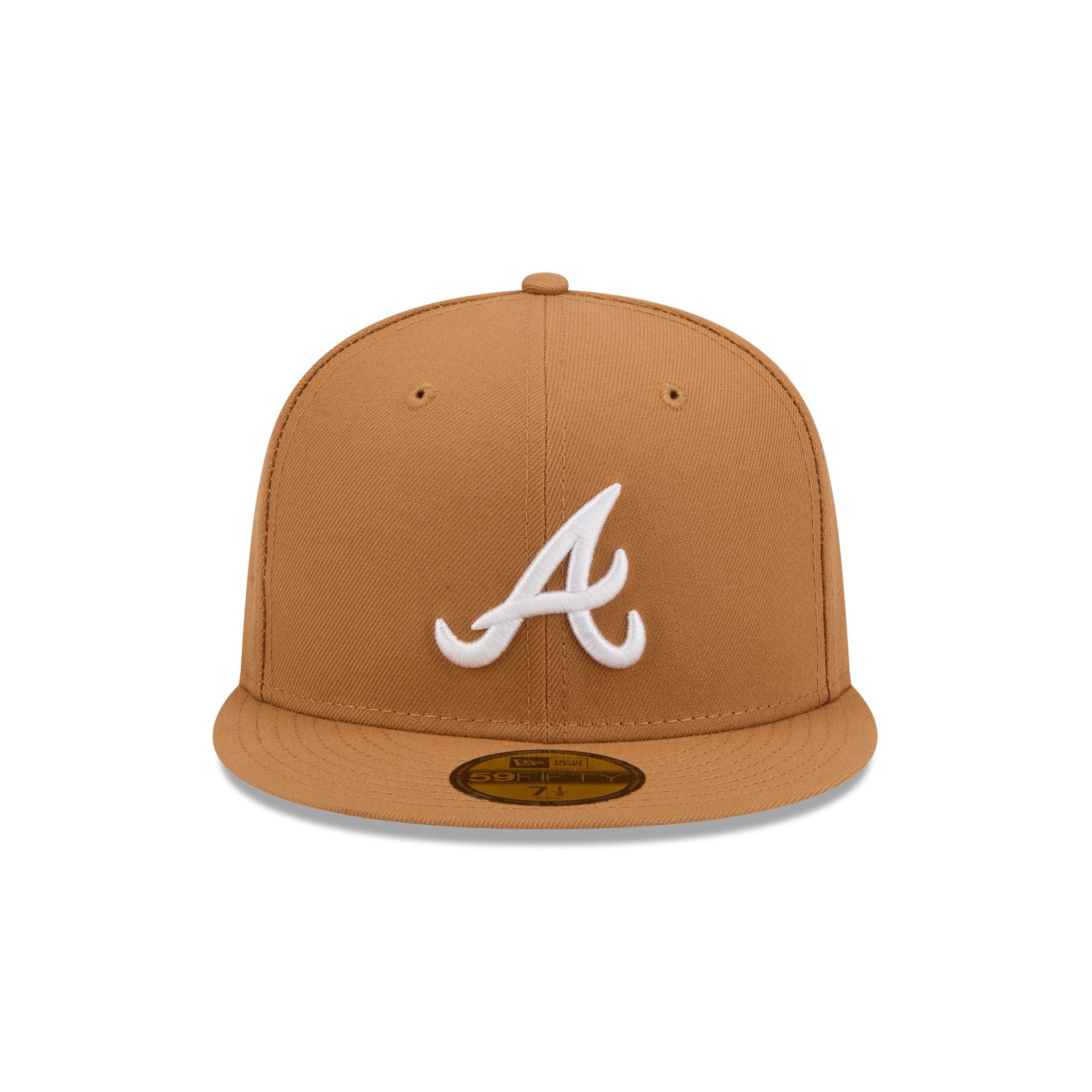 Atlanta Braves Bronze Basic 59FIFTY Fitted Hat