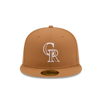Colorado Rockies Bronze Basic 59FIFTY Fitted Hat