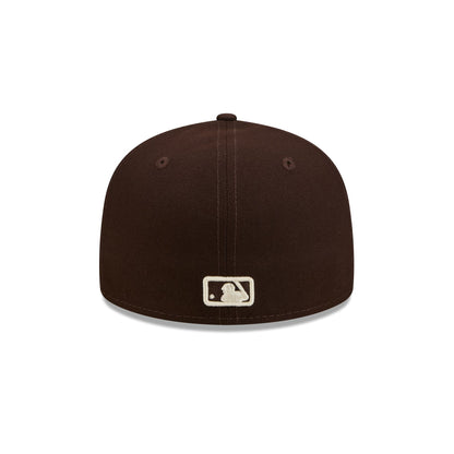 Atlanta Braves Brown Basic 59FIFTY Fitted Hat