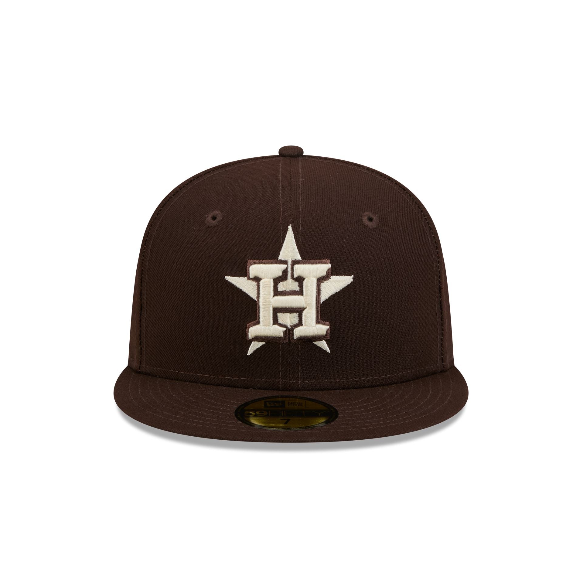 Houston Astros Brown Basic 59FIFTY Fitted Hat
