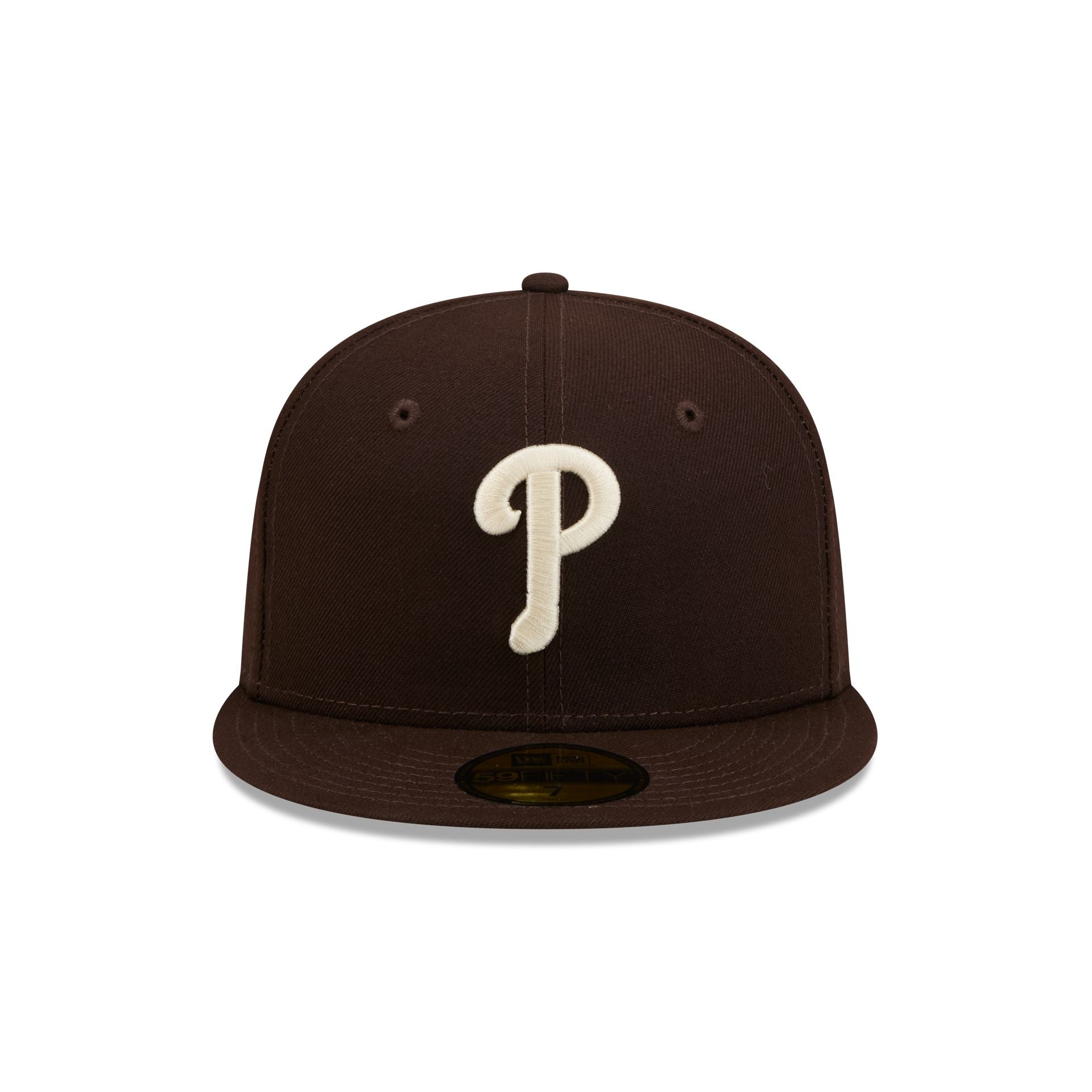 Philadelphia Phillies Brown Basic 59FIFTY Fitted Hat