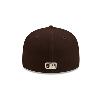 Los Angeles Dodgers Brown Basic 59FIFTY Fitted Hat