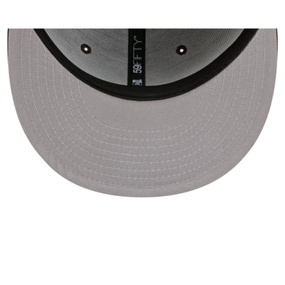 Los Angeles Dodgers Brown Basic 59FIFTY Fitted Hat