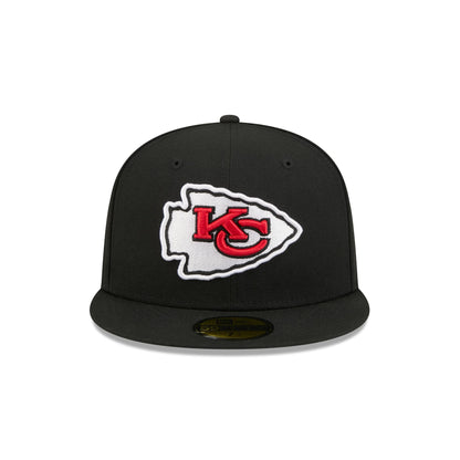 Kansas City Chiefs Black Basic 59FIFTY Fitted Hat