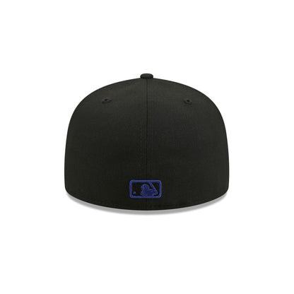 Los Angeles Dodgers Black Basic 59FIFTY Fitted Hat