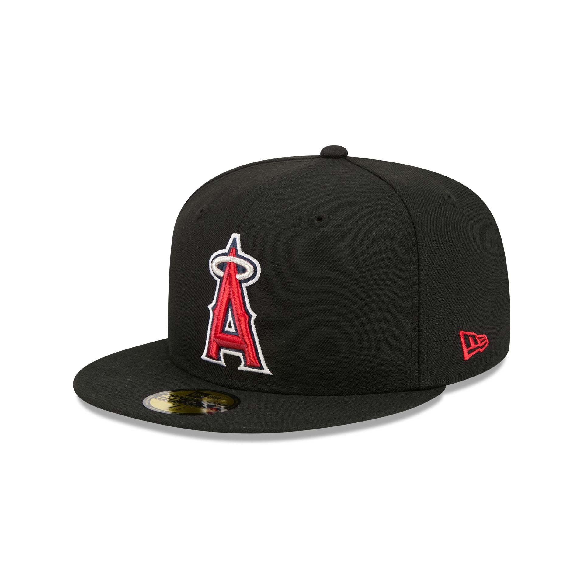 Los Angeles Angels Black Basic 59FIFTY Fitted Hat
