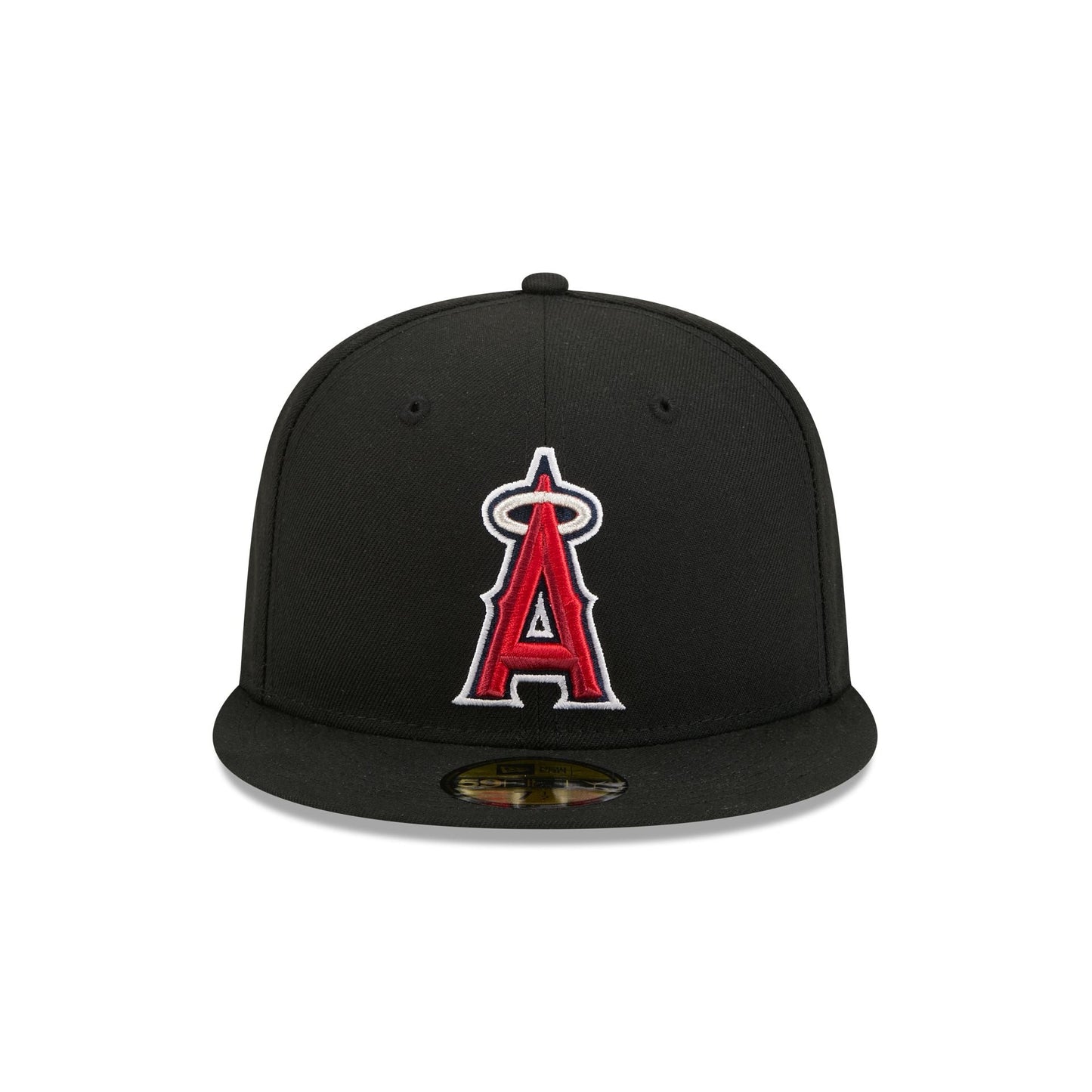Los Angeles Angels Black Basic 59FIFTY Fitted Hat