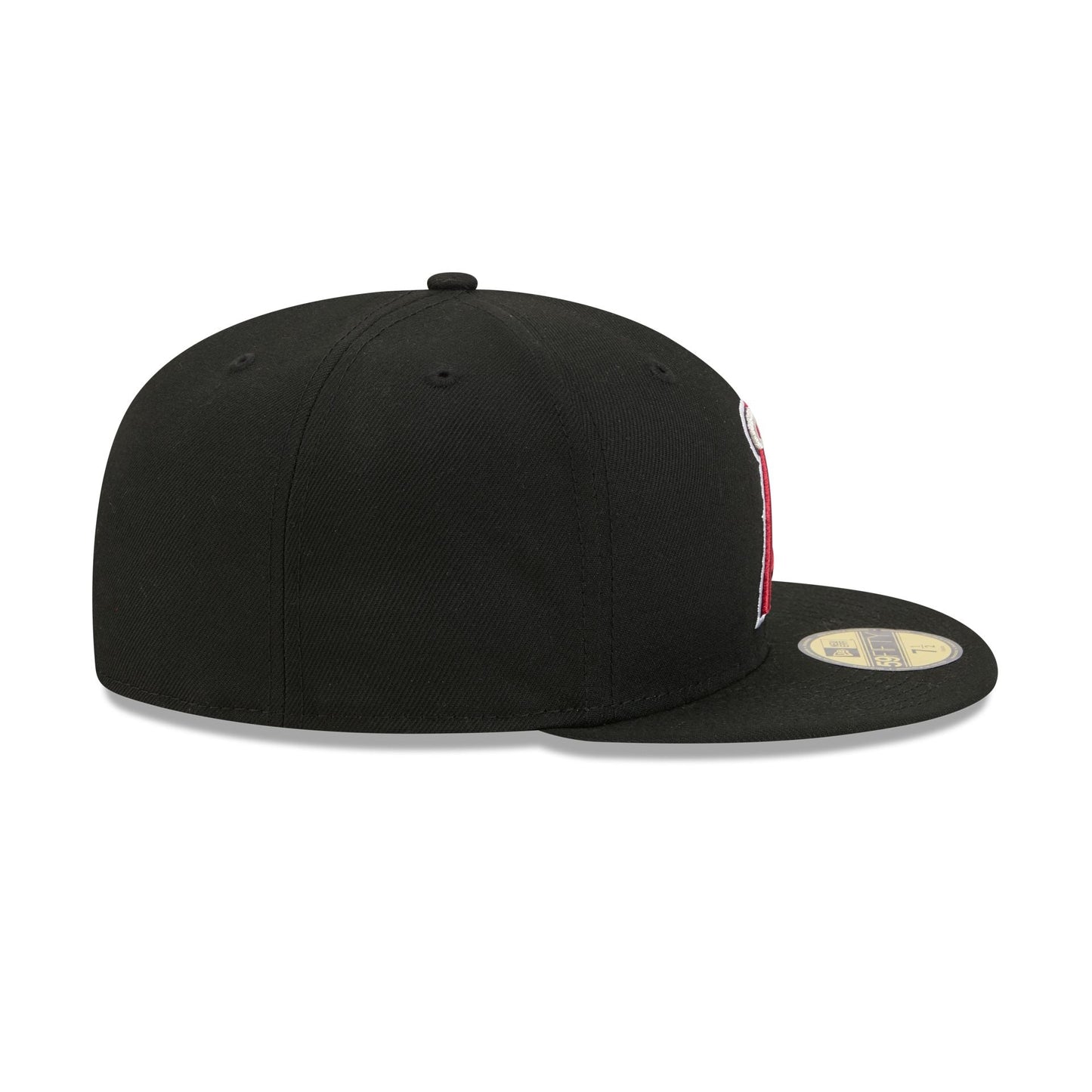 Los Angeles Angels Black Basic 59FIFTY Fitted Hat