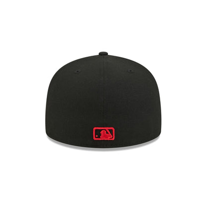 Chicago Cubs Black Basic 59FIFTY Fitted Hat