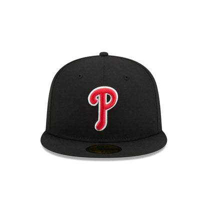 Philadelphia Phillies Black Basic 59FIFTY Fitted Hat