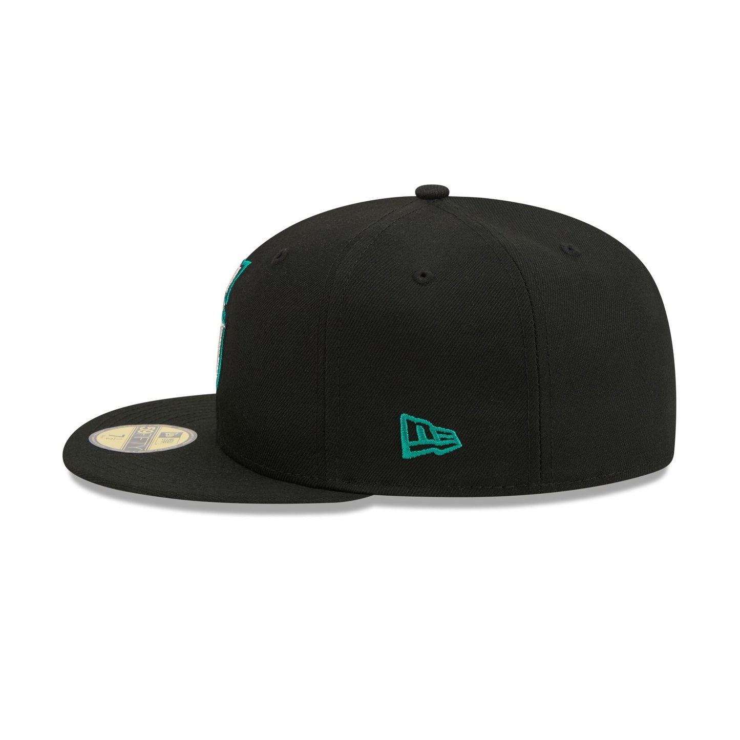 Seattle Mariners Black Basic 59FIFTY Fitted Hat