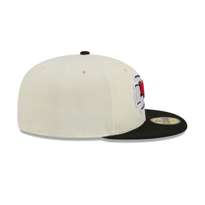 Kansas City Chiefs Chrome White Basic 59FIFTY Fitted Hat