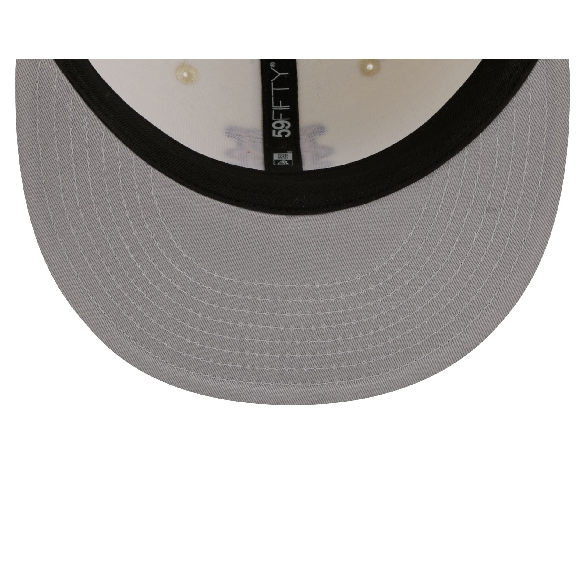 New York Mets Chrome White Basic 59FIFTY Fitted Hat