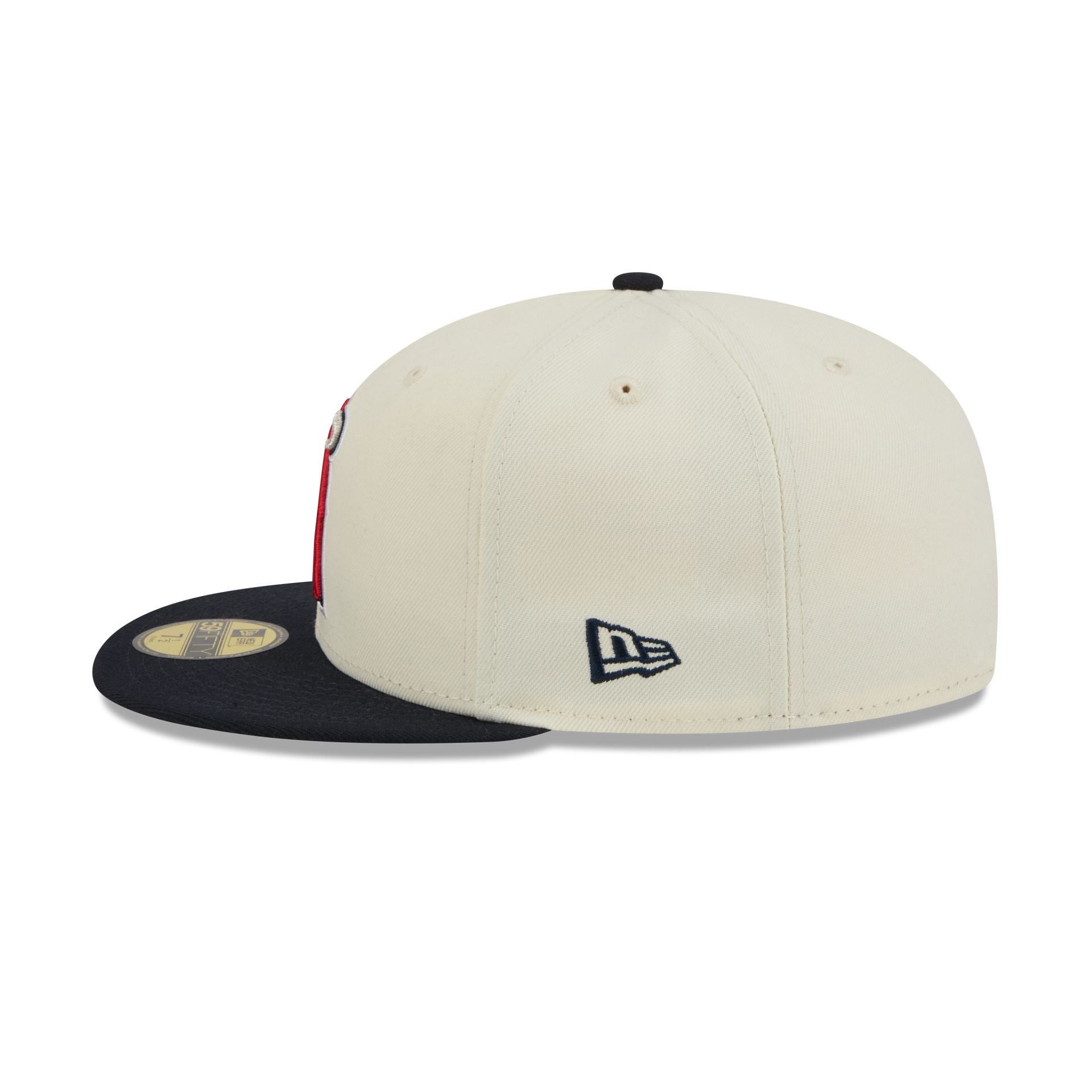 Los Angeles Angels Chrome White Basic 59FIFTY Fitted Hat