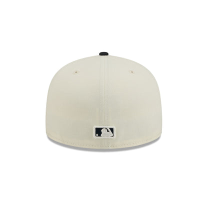 Cleveland Guardians Chrome White Basic 59FIFTY Fitted Hat