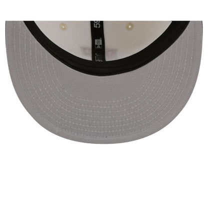 Cleveland Guardians Chrome White Basic 59FIFTY Fitted Hat