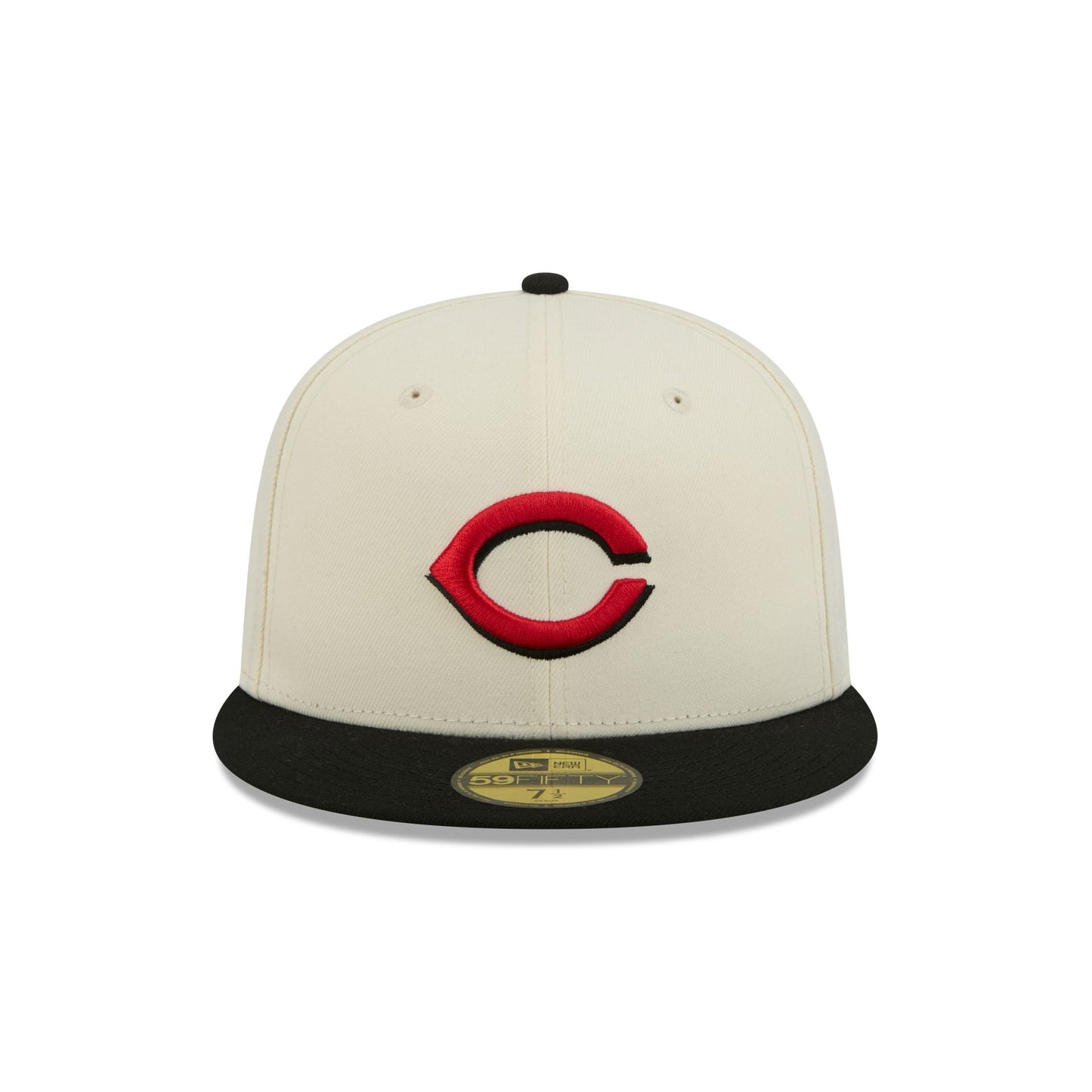 Cincinnati Reds Chrome White Basic 59FIFTY Fitted Hat