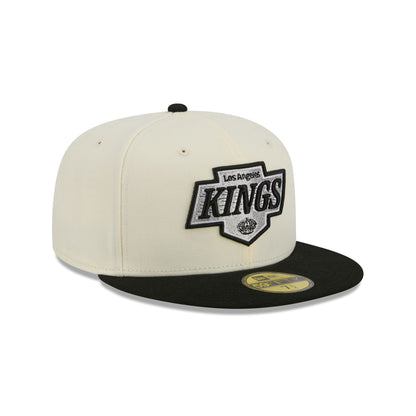 Los Angeles Kings Chrome White Basic 59FIFTY Fitted Hat