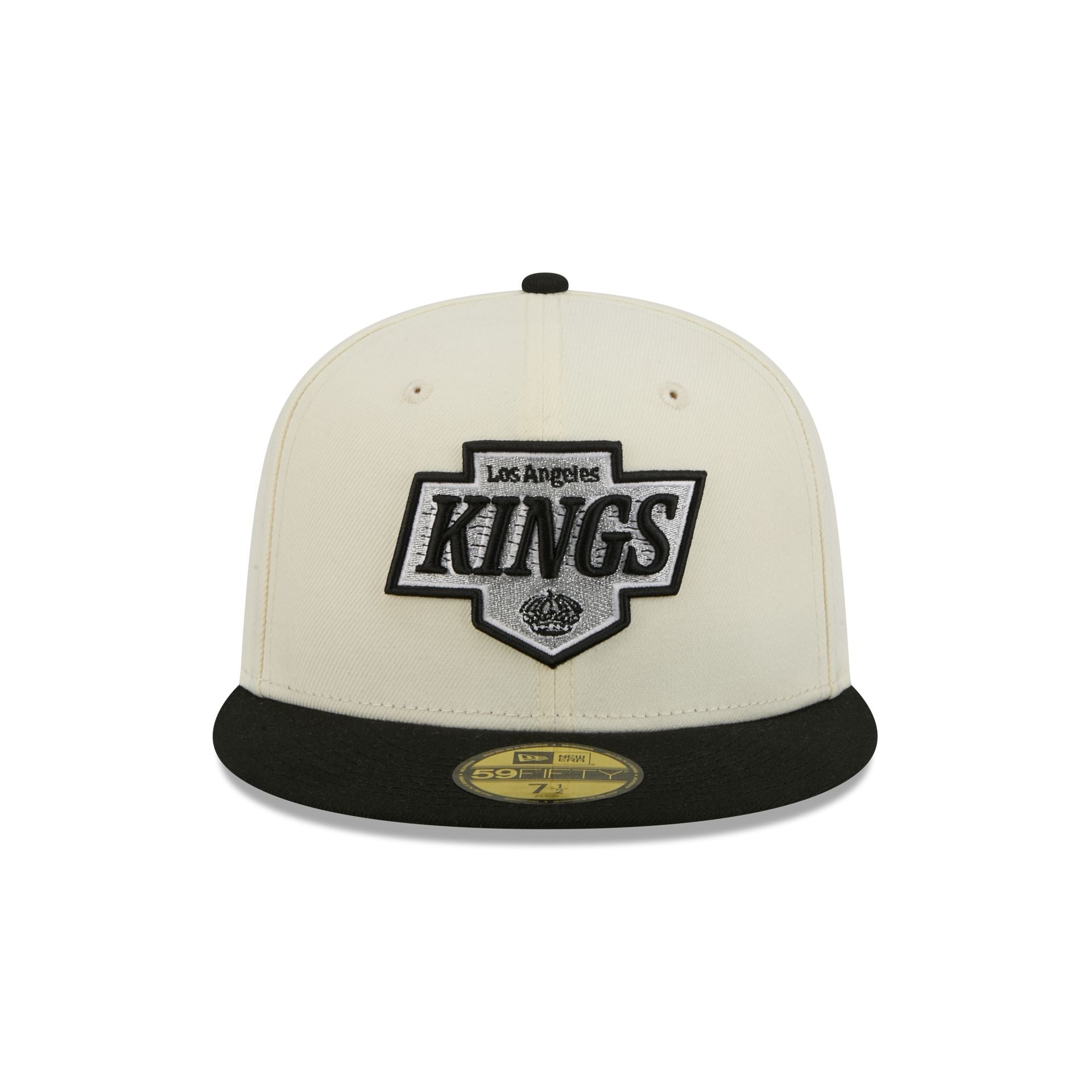 Los Angeles Kings Chrome White Basic 59FIFTY Fitted Hat