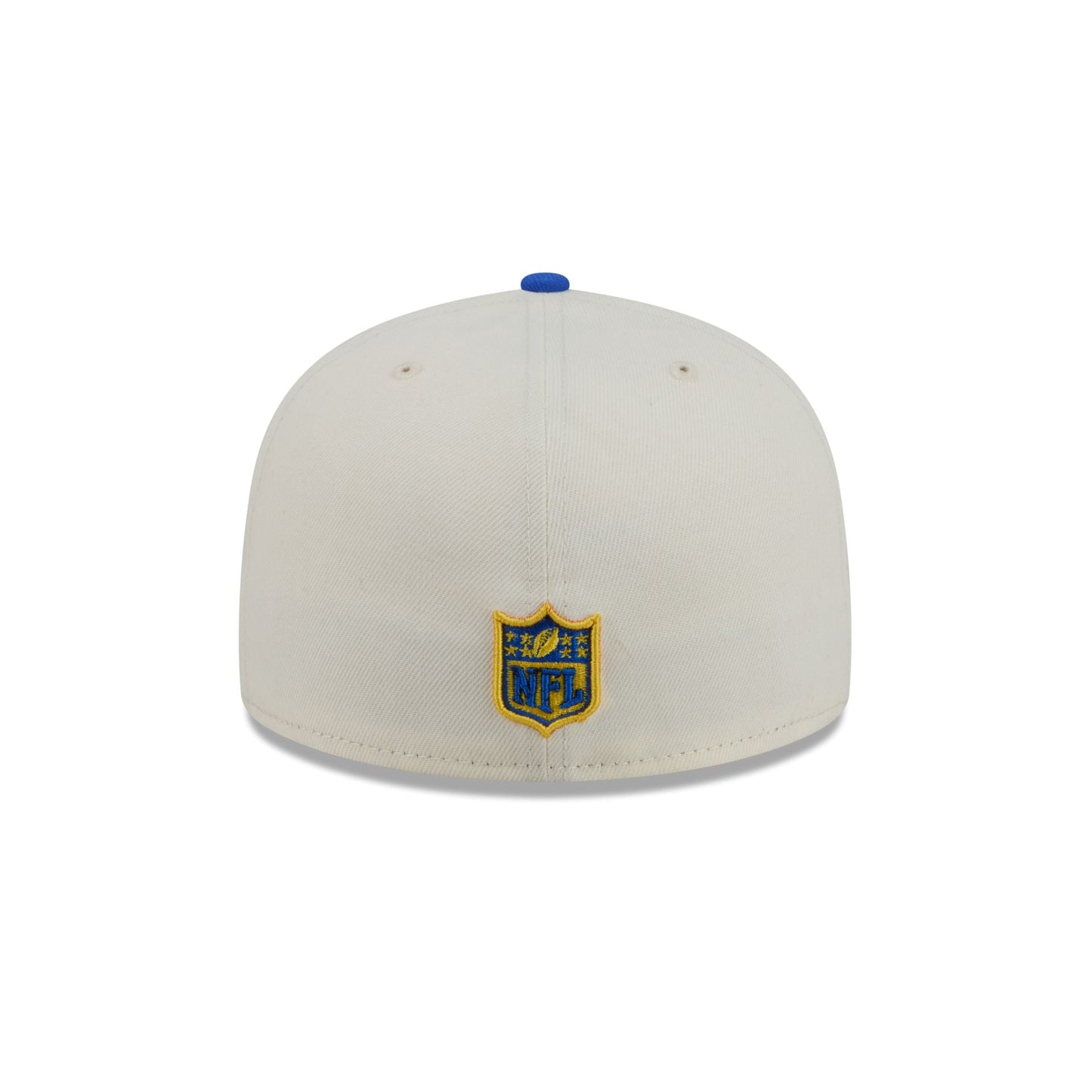 Los Angeles Rams Chrome White Basic 59FIFTY Fitted Hat