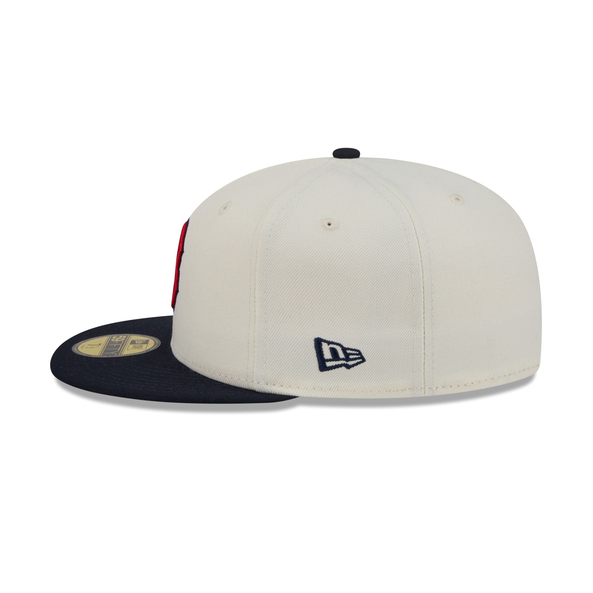 Boston Red Sox Chrome White Basic 59FIFTY Fitted Hat