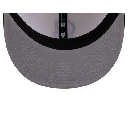 Seattle Mariners Chrome White Basic 59FIFTY Fitted Hat