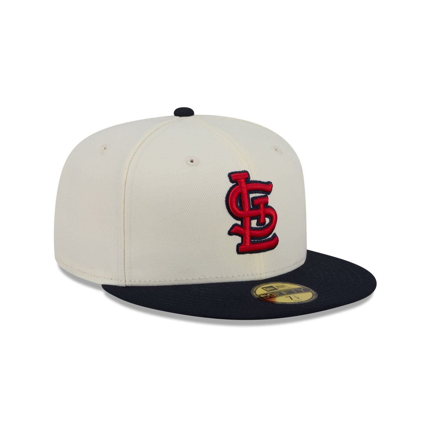 St. Louis Cardinals Chrome White Basic 59FIFTY Fitted Hat
