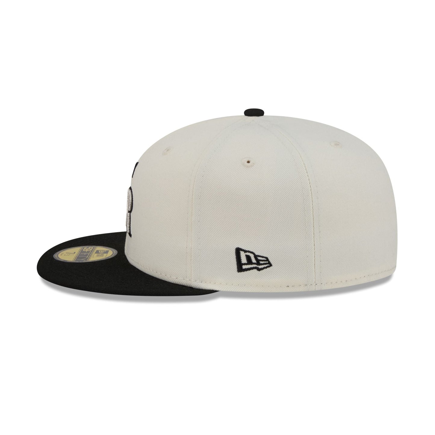 Colorado Rockies Chrome White Basic 59FIFTY Fitted Hat