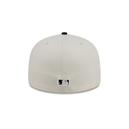 Colorado Rockies Chrome White Basic 59FIFTY Fitted Hat
