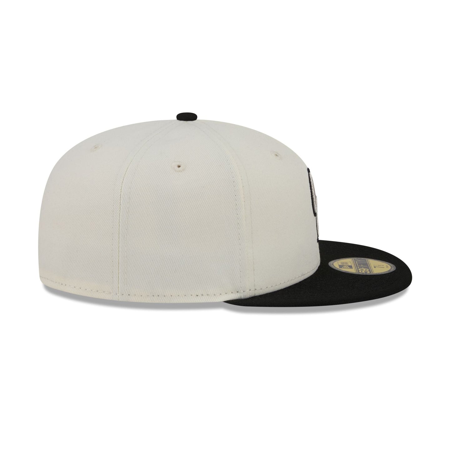 Colorado Rockies Chrome White Basic 59FIFTY Fitted Hat