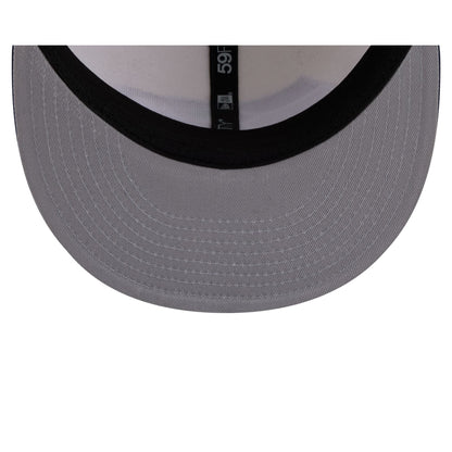 Seattle Seahawks Chrome White Basic 59FIFTY Fitted Hat