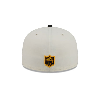 Pittsburgh Steelers Chrome White Basic 59FIFTY Fitted Hat