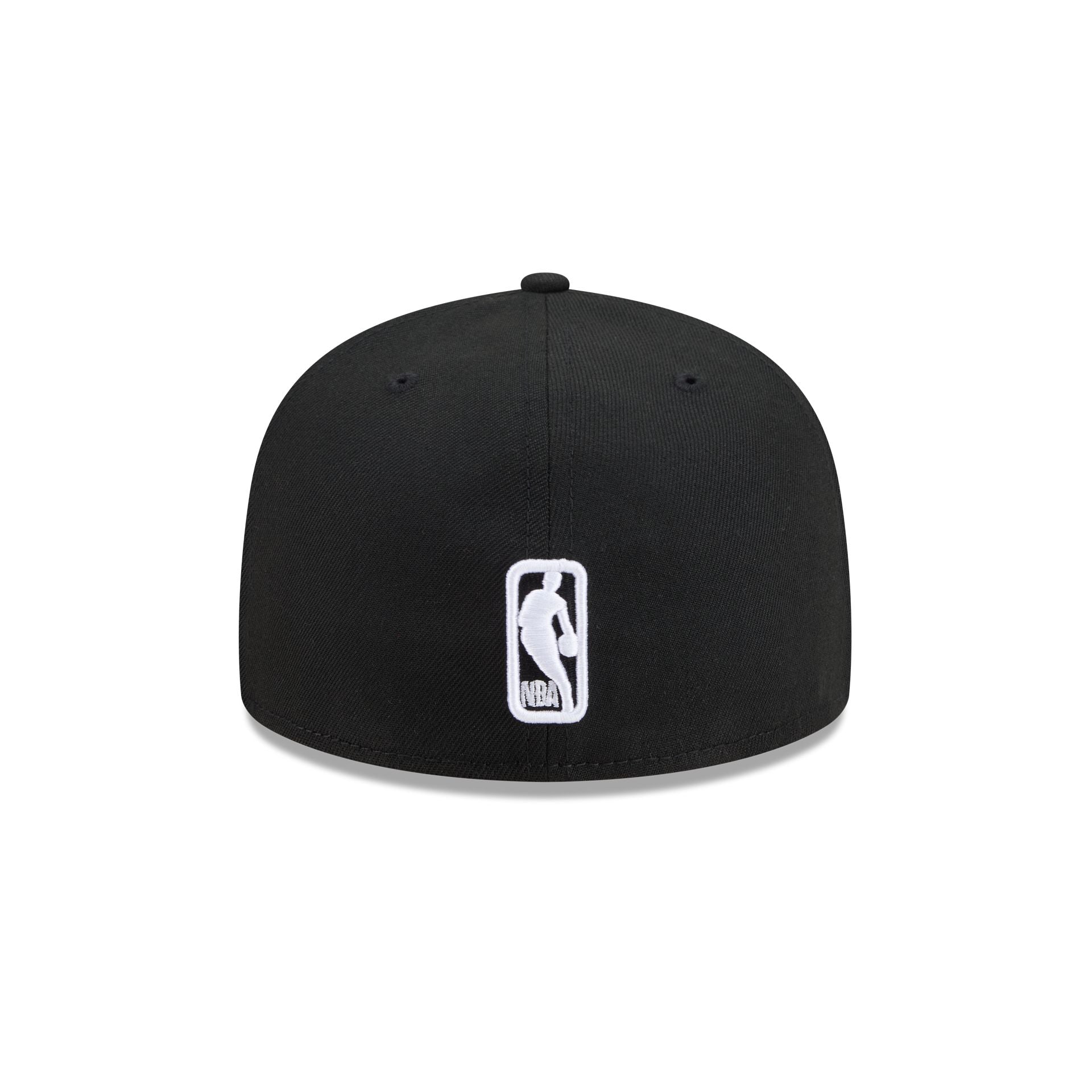 Chicago Bulls Black and White Basic 59FIFTY Fitted Hat
