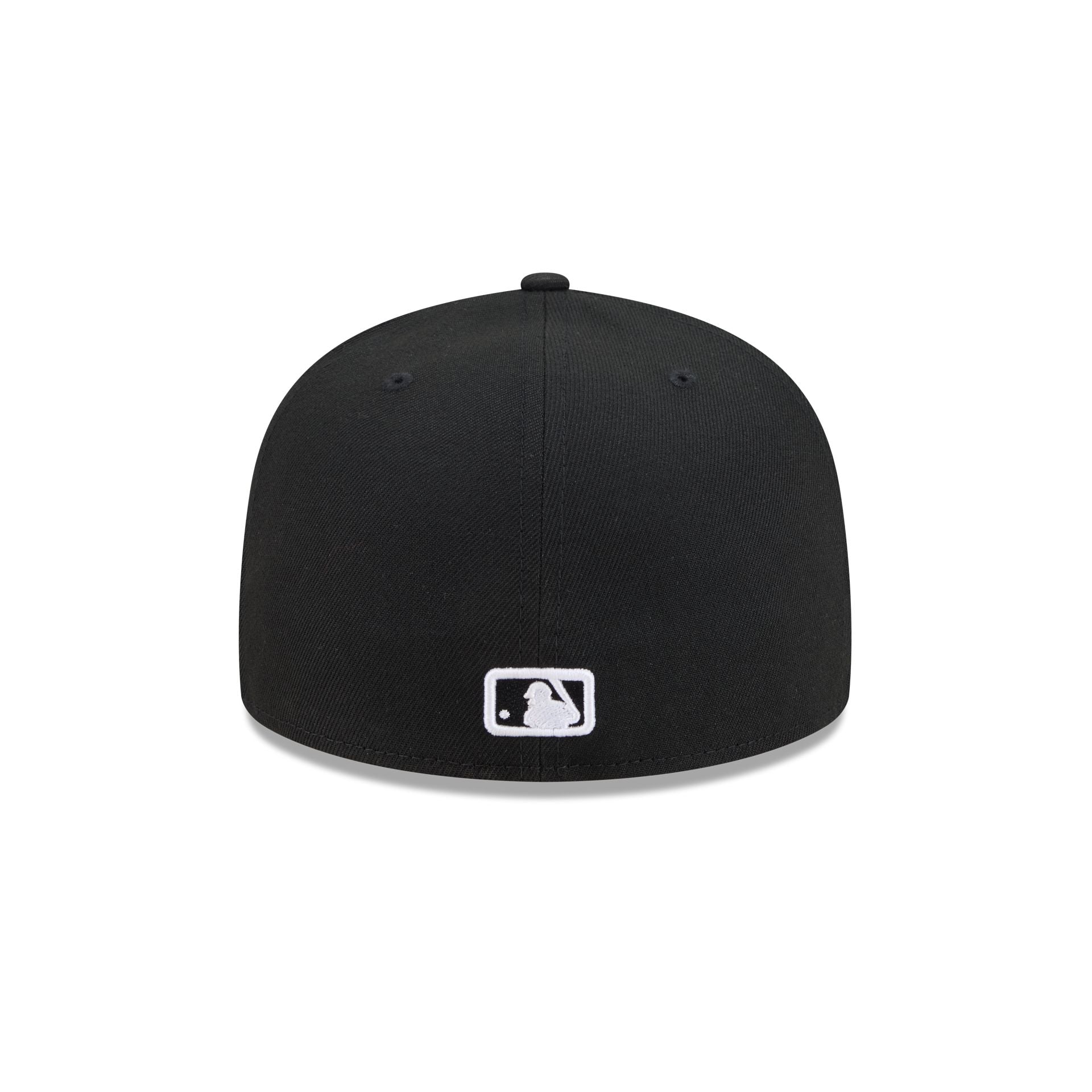 Texas Rangers Black and White Basic 59FIFTY Fitted Hat